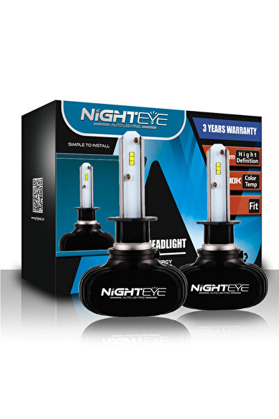 NIGHTEYE LED Λάμπες 2ΤΜΧ 25W 4.000LM Η1 12V/24V 6500K A315 S1
