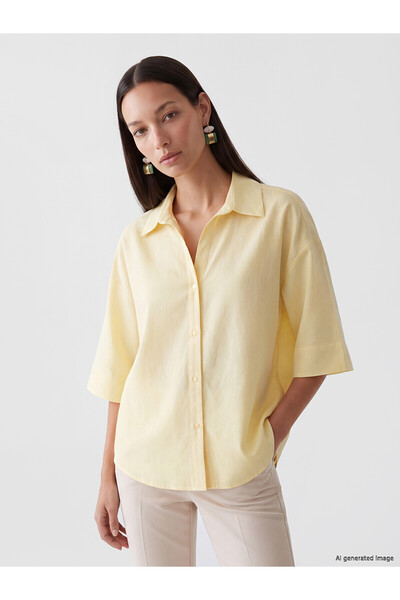 LC Waikiki Two Mt Shop Quality Oversize Poplin Women's Shirt