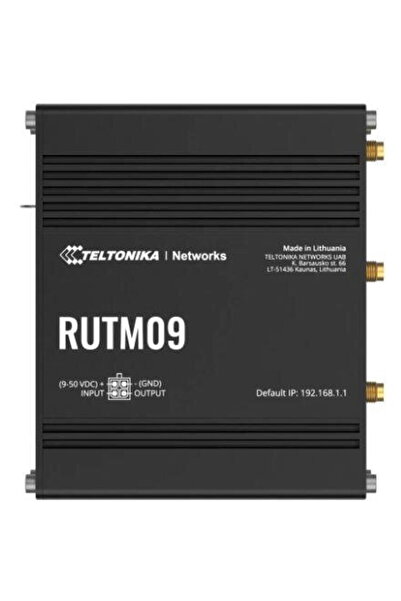 Teltonika Router Mobil RUTM09, 4G LTE Cat 6, Wi-Fi 2.4 GHz, Porturi Fast Ethe...