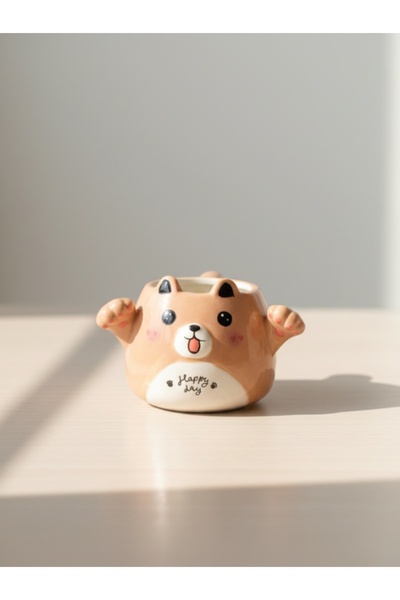 Tohana 3D Hugging Animal Figured Ceramic Mug
