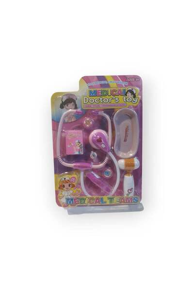 Erka MEDİCAL DOKTOR'S TOY IŞIKLI SESLİ PEMBE DOKTOR SETİ