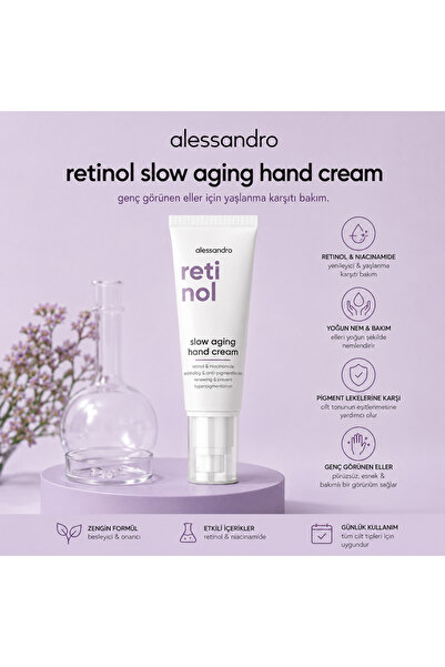 Alessandro Retinol Slow Aging Hand Cream 50 ml 36-007