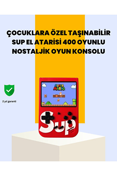 intora 400 Oyunlu Taşınabilir El Konsolu