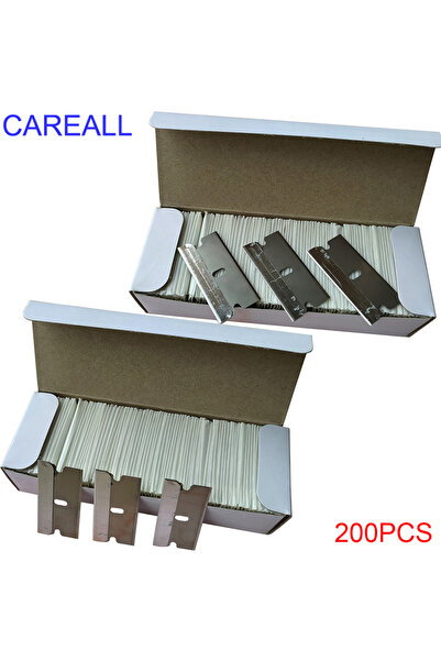 Choice 200 steel 200pcs Steel Scraper Plastic Blades Replacement For Window G...
