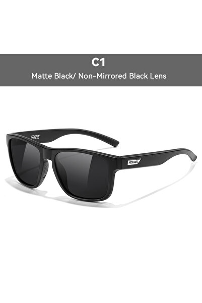 Choice C1 matte black KDEAM XL Size Overall Width 155mm Men's Polarized Sungl...