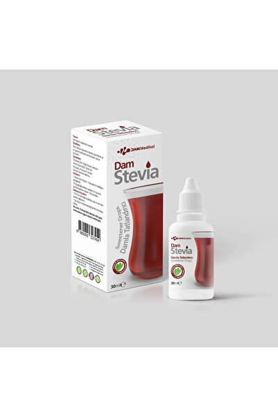 Dam Medikal Dam Stevia. Sıvı Tatlandırıcı. Zero 0 Kalori. Sofralık Tatlandırıcı.
