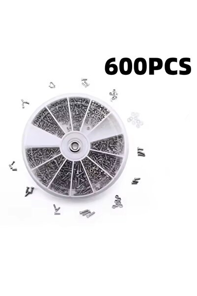 Choice1 600 قطعة من البراغي الفولاذية المقاومة للصدأ 1000/600 قطعة، مجموعة صو...