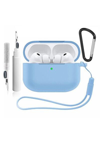 Choice3 for AirPods Pro 3 Sky Blue Soft Silicone for AirPods Pro 3 Earphone C...