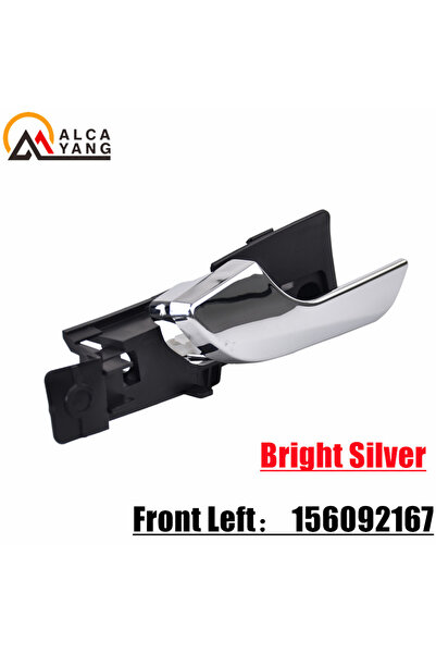 Choice4 Bright Silver FL Front Left Right Side Car Interior Door Handle For A...