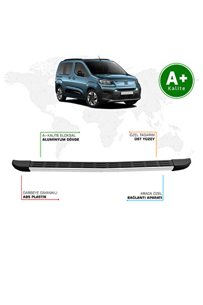 FA OTOMOTİV Fiat Doblo Arka Basamak Kısa Şasi 2024 Model ve Sonrası S-Line