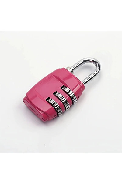 Choice1 Pink Colorful 3 Digit Combination Padlock Resettable Code Luggage Loc...