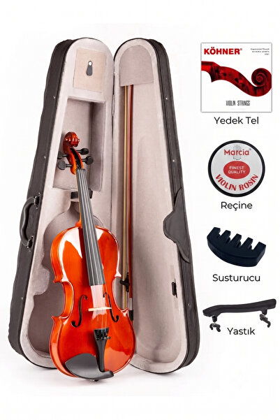 MARCİA 3/4 Boy Keman Seti (EKSİKSİZ TAM SET)