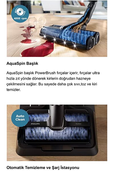 Philips Aqua FİLTRE Aqua Trio Çift Batarya 9000 Serisi 3'ü 1 Arada Otomatik k...