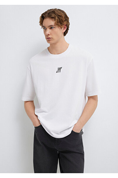 Mavi Pro White T-Shirt Relaxed Fit / Comfortable Cut 0613444-620