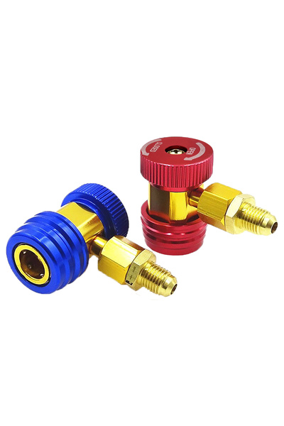 Choice 1 pair adjustable NEW Freon R134A H/L Auto Car Quick Coupler Connector...