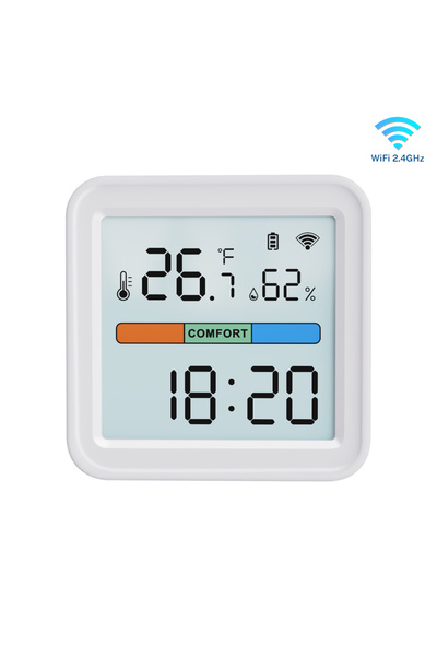 Choice TH08B Tuya WiFi Temperature Humidity Sensor Backlight Hygrometer Therm...