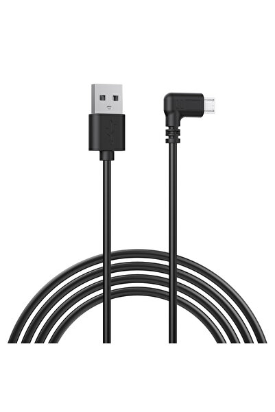 Choice black 1M USB 2.0 to Micro USB Charging Cable USB Straight Plug to 90 D...