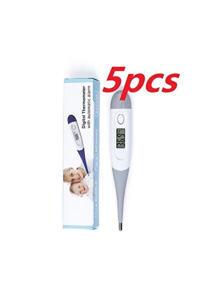 choice2 grey5pcs 5/10pcs أداة معدات طبية رقمية LED رأس ناعم مقياس حرارة سريع ...