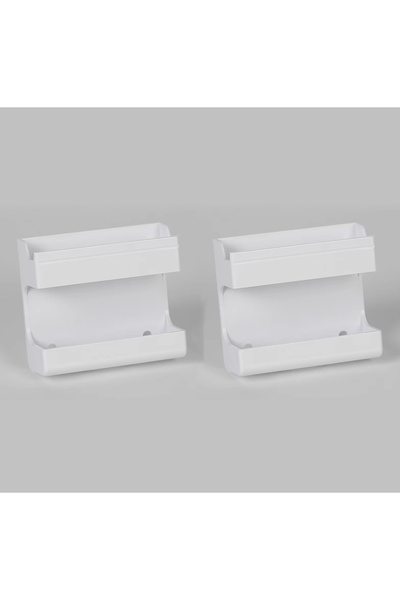 Choice 2pcs white Multi-functional Wall-mounted Organizer for Remote Controls...