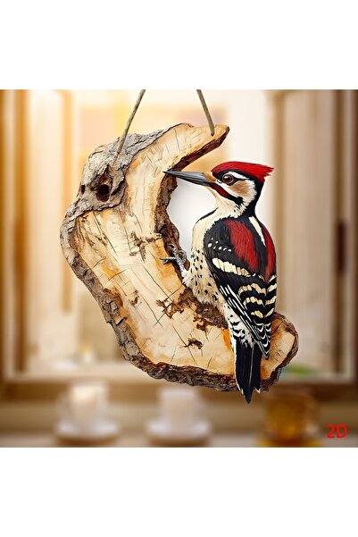 Choice 8in 2 1/2pcs Vintage 2D Bird Wooden Signage 8in Farmhouse Wall Decorat...