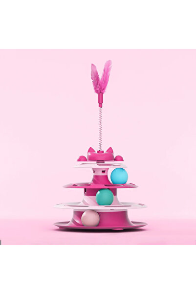 Choice Pink Pet Toys, Cat Toys, Self-hey, Relieve Boredom, Cat Turntable, Fun...