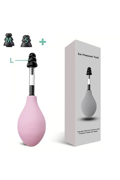choice2 Pink Ear Pressure Tool Portable Ear Pressure Relief Suction Device Wi...