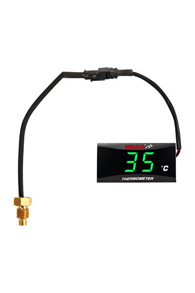 choice2 Green Motorcycle KOSO Water Temperature Gauge Mini Meter Moto Univers...