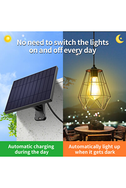 Choice Intelamp Long Life Solar Shed Light 4000mAh Pendant Light With 16.4FT ...