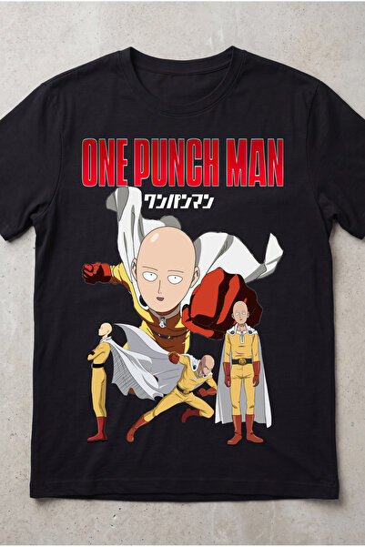 Silkensoul One Punch Man Anime Printed Standard Cut Unisex Tshirt