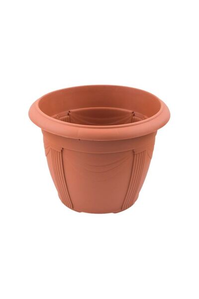 BAMI NETWORK Ghiveci Flori Plastic Teracota 27.5x20cm 6.5L