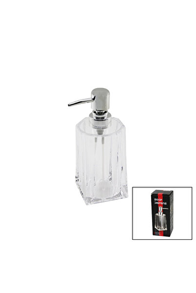 Go İthalat 280ml - Long Transparent - Mica Crystal Liquid Soap Dispenser (5263)