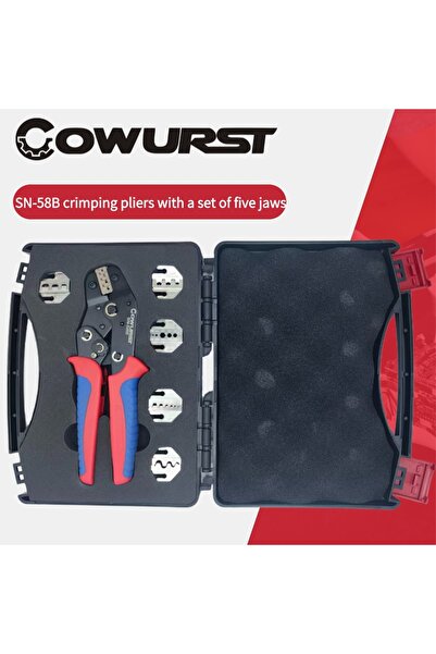 Choice Style A SN-58B Ratchet Type Anti-Slip Handle Crimping Pliers Includes ...