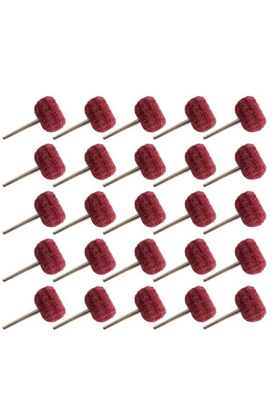 Choice28 10pcs 3mm red 10/50/100pcs Mini Drill Abrasive Brush Nylon Buffing P...