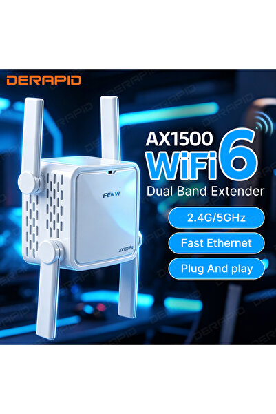 Choice1 100V-240V US Plug WiFi 6 Repeater AX1500Mbps Dual Band 2.4GHz 5GHz Wi...