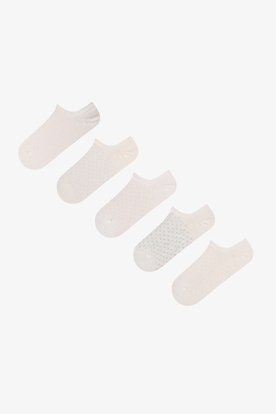 Penti Alltagstaugliche gestreifte Sneaker-Socken im 5er-Pack