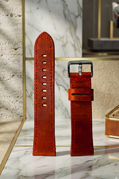 beroo straps 22mm Hakiki Deri Saat Kordonu Premium Klasik Saat Kayışı Dayanık...