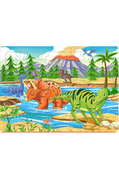 Choice 26 New Sale 60Pcs Cartoon Wooden Puzzle Children Animal Vehicle Jigsaw...