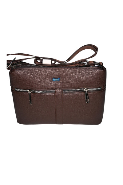 dukidasoturkiye Duki Daso Multi-Compartment Zippered Brown Men's Hand and Sho...