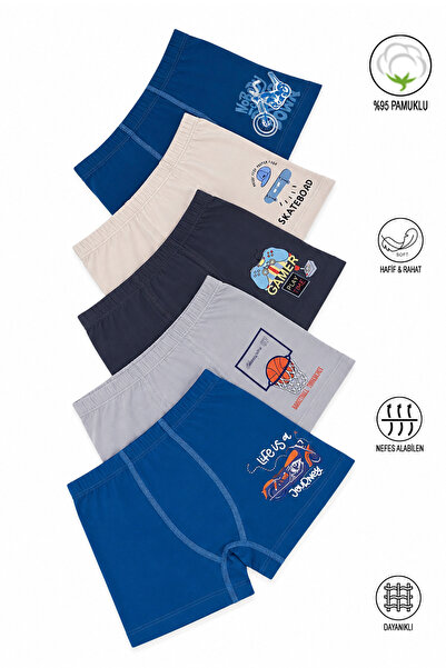 ÖZKAN underwear Özkan 31802 Paket od 5 komada pamučnih šortsa za dečake, meka...