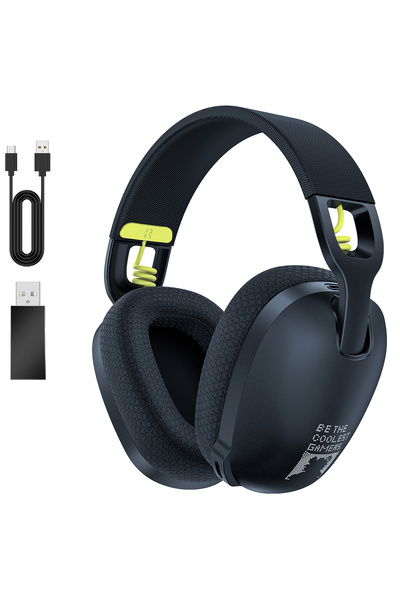 Choice3 GRAY Onikuma Gaming Headset for PS5, PS4, PC, 2.4GHz USB Gaming Headp...
