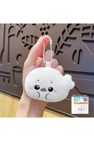 choice2 1 قلادة على شكل دمية فقمة صغيرة محشوة، قلادة دمية محشوة كرتونية ولطيف...
