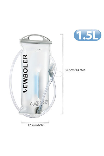 Choice BOT033-W-1.5L NEWBOLER 2L Sports Water Bladder Hydration Pack Storage ...
