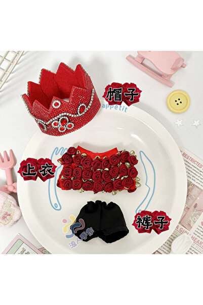 Choice no doll 3 piece set 15cm -17cm Gd Concert Same Style Red Rose For Labu...