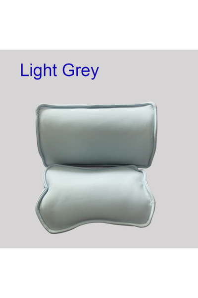 Choice5 Light Grey Dental Leather Waist Pillow Neck Pillow Memory Cotton Dent...