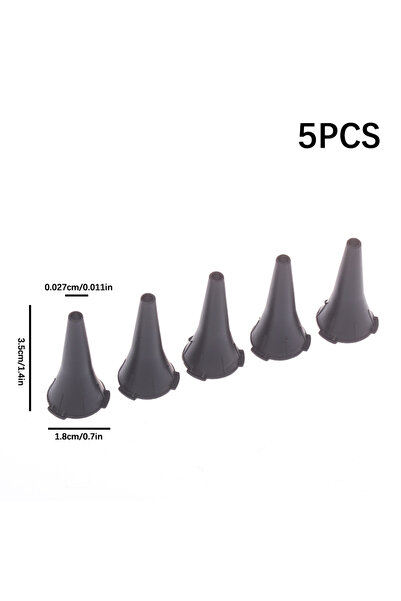 Choice S 5PCS Medical Grade Reusable Otoscope Tips Non-Disposable Ear Inspect...