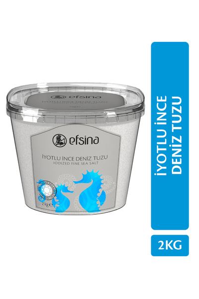 Efsina 2 Kg Iyotlu Ince Deniz Tuzu