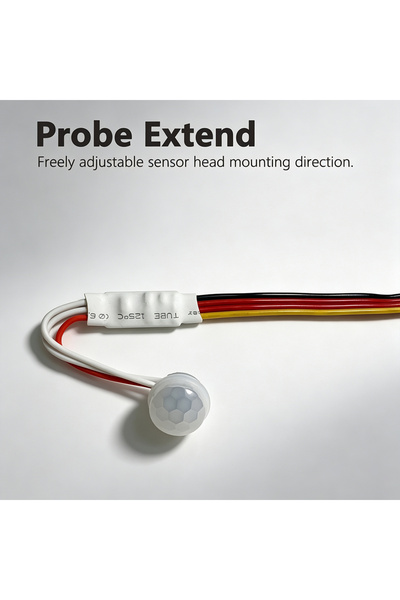 Choice4 1pcs Probe extend- Mini PIR DC3.7v 5v 12v 24v LED PIR Delay Switch In...