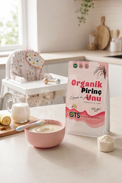 OTS Organik Pirinç Unu 500 gr (Organik Sertifikalı, Pestisit Analizli)