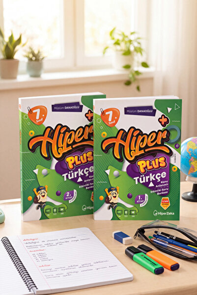 HiperZeka 2027 7. Sınıf Hiper Plus Türkçe Konu Anlatımlı & Etkinlikli Soru Ba...