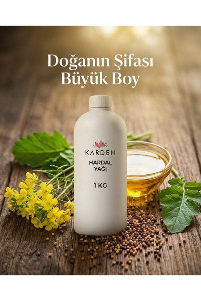 Karden Mustard Oil 1 Kg– Natural Hair Care Oil |   Nourishing Care for Scalp & Body |   Revitalizing Massage Oil |   Herbal Content